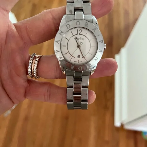 Pandora | Accessories | Pandora Silver And White Watch  display picture 3